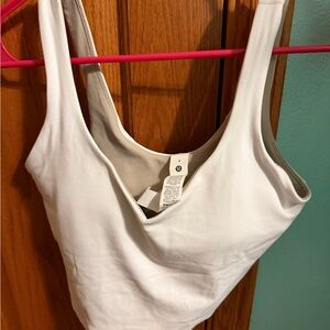 lululemon athletica White Align Crop Top
